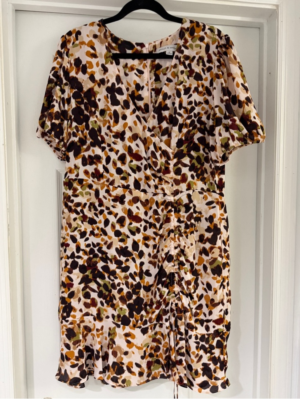 Emma & Michele Patterned Midi Dress EUC